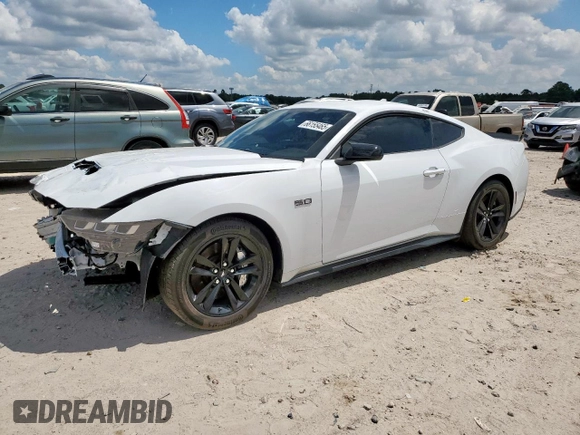 2024 Ford Mustang GT with VIN 1FA6P8CF6R5428391, listed as a Copart auction lot 66155465 with 14,806 mi miles and Salvage title. Bid and sale history available at DreamBid. Image 1.