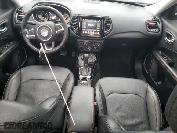 2021 Jeep Compass Limited with VIN 3C4NJDCB9MT544254, listed as a Copart auction lot 47752895 with 35,197 mi miles and Salvage Title. Bid and sale history available at carsss.com. Image 8.