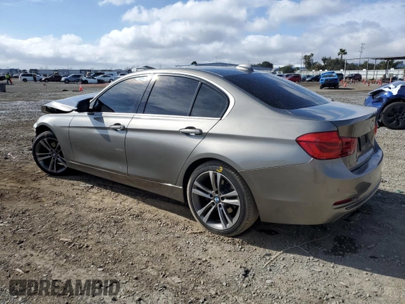 2017 BMW 3 Series 330i with VIN WBA8B9C56HK676040, listed as a Copart auction lot 47569575 with 85,437 mi miles and Salvage Title. Bid and sale history available at carsss.com. Image 2.