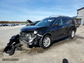 2019 Nissan Rogue SL with VIN 5N1AT2MT6KC822665, listed as a Copart auction lot 81838844 with 50,159 mi miles and Salvage Title. Bid and sale history available at carsss.com. Image 1.