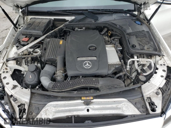 2018 Mercedes-Benz C with VIN WDDWF4JB1JR401947, listed as a Copart auction lot 48956665 with 93,467 mi miles and Salvage Title. Bid and sale history available at carsss.com. Image 12.