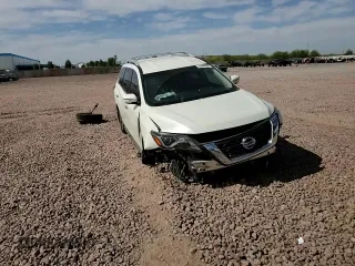 2017 Nissan Pathfinder SV z VIN 5N1DR2MN4HC657799, wystawiony jako Copart lot #58444065 z przebiegiem 90 473 mil mil oraz Szkoda całkowita • Salvage title. Historia ofert i sprzedaży dostępna na DreamBid. Obrazek 15.