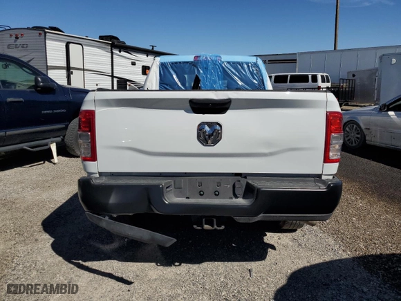 2022 Ram 2500 Tradesman with VIN 3C6UR4CJ5NG296596, listed as a Copart auction lot 60593573 with 0 mi miles. Bid and sale history available at carsss.com. Image 6.