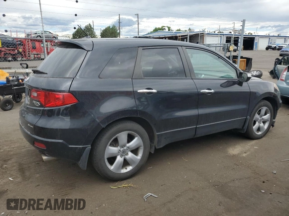 2008 Acura RDX with VIN 5J8TB18238A006207, listed as a Copart auction lot 61285924 with 169,929 mi miles and Salvage Title. Bid and sale history available at DreamBid. Image 3.