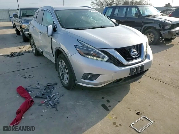 2018 Nissan Murano SV with VIN 5N1AZ2MG9JN160004, listed as a Copart auction lot 43771435 with 48,245 mi miles and Salvage Title. Bid and sale history available at carsss.com. Image 12.