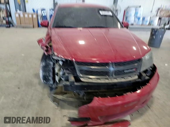 2012 Dodge Avenger SXT Plus with VIN 1C3CDZEG5CN185962, listed as a Copart auction lot 42545495 with 188,399 mi miles and Salvage Title. Bid and sale history available at carsss.com. Image 10.