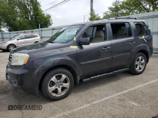 2012 Honda Pilot EX-L z VIN 5FNYF3H56CB031326, wystawiony jako Copart lot #56230875 z przebiegiem Nie podano mil oraz Szkoda całkowita • Salvage title. Historia ofert i sprzedaży dostępna na DreamBid. Obrazek 1.