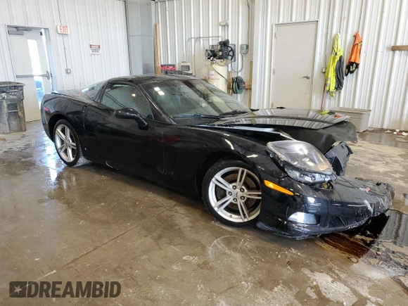 2008 Chevrolet Corvette with VIN 1G1YY25W285126730, listed as a Copart auction lot 48338525 with 60,020 mi miles and Salvage Title. Bid and sale history available at carsss.com. Image 4.