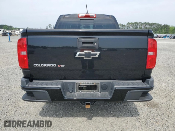 2018 Chevrolet Colorado 4WD Z71 with VIN 1GCGTDEN9J1192144, listed as a Copart auction lot 53122125 with 170,032 mi miles and Salvage title. Bid and sale history available at DreamBid. Image 6.