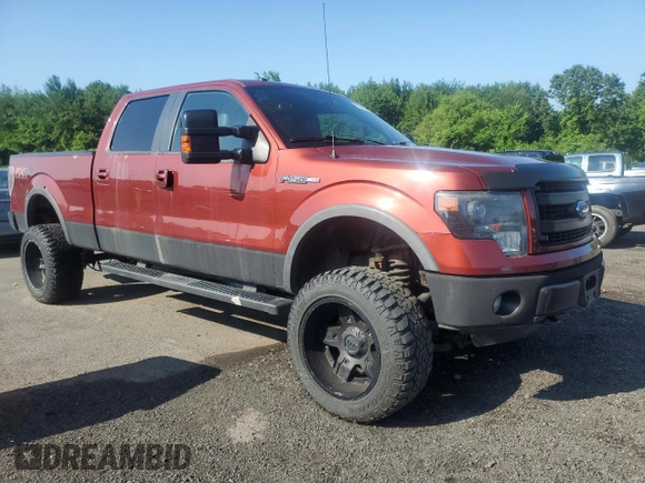 2014 Ford F-150 XL with VIN 1FTFW1EFXEKD78110, listed as a Copart auction lot 63705345 with 195,738 mi miles and Clean title. Bid and sale history available at DreamBid. Image 4.