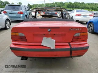 1996 BMW 3-Series 328IC with VIN WBABK8326TET92422, listed as a Copart auction lot 57731484 with 0 mi miles and Salvage Title. Bid and sale history available at carsss.com. Image 6.