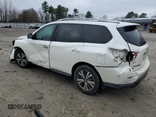 2017 Nissan Pathfinder SV with VIN 5N1DR2MM3HC629693, listed as a Copart auction lot 49261785 with 106,312 mi miles and Salvage Title. Bid and sale history available at carsss.com. Image 2.