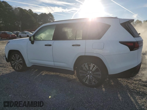 2024 Lexus LX 600 Luxury z VIN JTJGB7CX0R4062088, wystawiony jako Copart lot #84683894 z przebiegiem 85 mil mil oraz Szkoda całkowita • Salvage title. Historia ofert i sprzedaży dostępna na DreamBid. Obrazek 2.