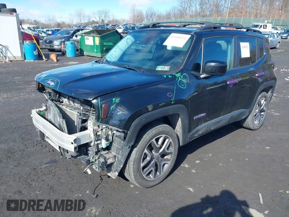 2017 Jeep Renegade Altitude z VIN ZACCJBBH3HPF09594, wystawiony jako IAAI lot #41594122 z przebiegiem 63 309 mil mil oraz . Historia ofert i sprzedaży dostępna na DreamBid. Obrazek 2.