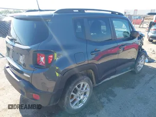 2022 Jeep Renegade Latitude with VIN ZACNJDB17NPN46406, listed as a IAAI auction lot 42230690 with 23,519 mi miles and . Bid and sale history available at DreamBid. Image 4.