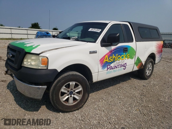 2008 Ford F-150 XL with VIN 1FTRF12298KC46605, listed as a Copart auction lot 58701355 with 200,777 mi miles and Salvage title. Bid and sale history available at DreamBid. Image 1.