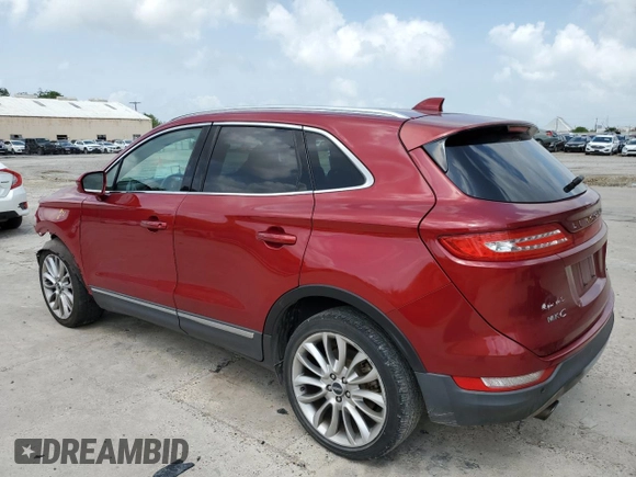 2016 Lincoln MKC Reserve with VIN 5LMCJ3C91GUJ12954, listed as a Copart auction lot 53875675 with 84,590 mi miles and Salvage title. Bid and sale history available at DreamBid. Image 2.