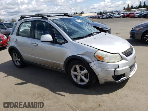 2008 Suzuki SX4 with VIN JS2YB413885110697, listed as a Copart auction lot 50116634 with 145,099 mi miles and Salvage Title. Bid and sale history available at carsss.com. Image 4.