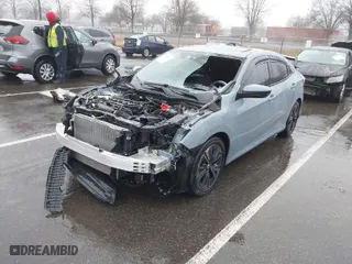 2019 Honda Civic Hatchback EX-L with VIN SHHFK7H89KU422603, listed as a IAAI auction lot 41546314 with 53,381 mi miles. Bid and sale history available at carsss.com. Image 6.