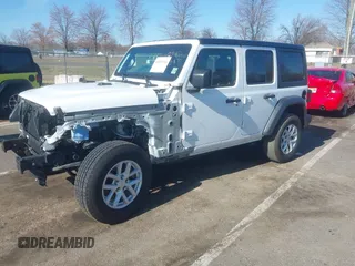 2023 Jeep Wrangler Sport S with VIN 1C4HJXDN4PW702277, listed as a IAAI auction lot 41835864 with 27,768 mi miles and . Bid and sale history available at DreamBid. Image 17.