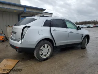 2012 Cadillac SRX Luxury Collection with VIN 3GYFNDE39CS612162, listed as a Copart auction lot 51668665 with 46,360 mi miles and Salvage Title. Bid and sale history available at carsss.com. Image 3.