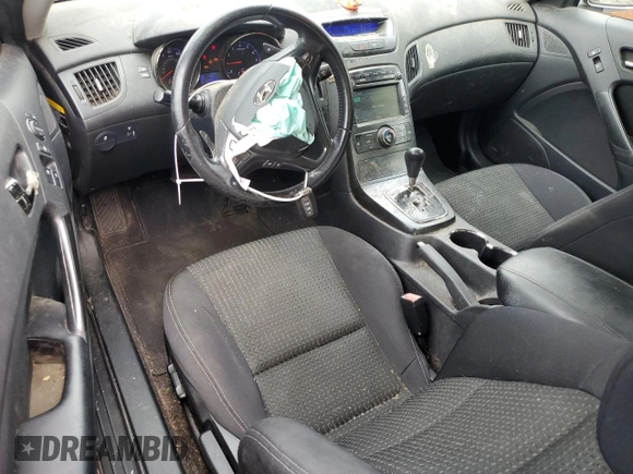 2011 Hyundai Genesis Coupe with VIN KMHHT6KDXBU044995, listed as a Copart auction lot 58728145 with 112,454 mi miles and Salvage title. Bid and sale history available at DreamBid. Image 8.