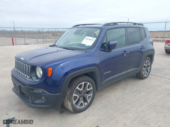 2018 Jeep Renegade Latitude with VIN ZACCJABB6JPH16525, listed as a IAAI auction lot 41134124 with 94,689 mi miles. Bid and sale history available at carsss.com. Image 18.