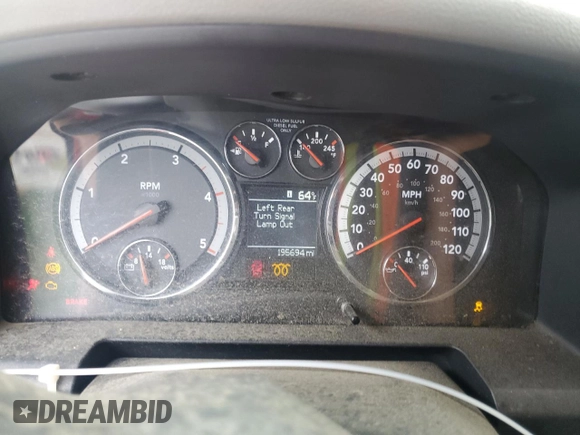2012 Ram 2500 ST z VIN 3C6UD5CL5CG236045, wystawiony jako Copart lot #54222745 z przebiegiem 195 694 mil mil oraz Szkoda całkowita • Salvage title. Historia ofert i sprzedaży dostępna na DreamBid. Obrazek 9.