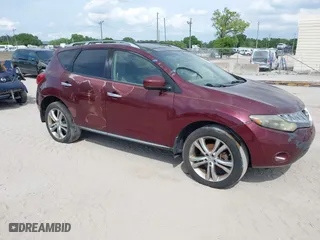 2009 Nissan Murano SL with VIN JN8AZ18W89W148226, listed as a IAAI auction lot 41877458 with 1 mi miles. Bid and sale history available at carsss.com. Image 1.