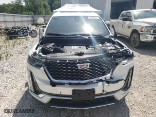2022 Cadillac XT6 Luxury with VIN 1GYKPAR41NZ163141, listed as a Copart auction lot 59064293 with 10,128 mi miles. Bid and sale history available at carsss.com. Image 5.