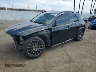 2023 Mercedes-Benz GLE 350 with VIN 4JGFB4JBXPA900027, listed as a Copart auction lot 53919795 with 31,655 mi miles and Salvage title. Bid and sale history available at DreamBid. Image 1.