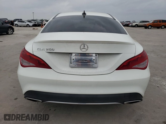 2017 Mercedes-Benz CLA 250 with VIN WDDSJ4EBXHN435183, listed as a Copart auction lot 46560534 with 51,458 mi miles and . Bid and sale history available at DreamBid. Image 6.