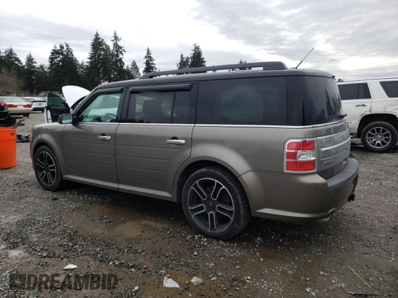 2013 Ford Flex Limited w/EcoBoost with VIN 2FMHK6DT2DBD30663, listed as a Copart auction lot 45788425 with 100,855 mi miles and Salvage Title. Bid and sale history available at carsss.com. Image 2.