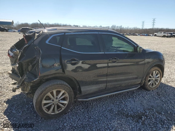 2017 Nissan Rogue Sport SV with VIN JN1BJ1CP7HW003350, listed as a Copart auction lot 47442305 with 160,905 mi miles and Salvage Title. Bid and sale history available at carsss.com. Image 3.