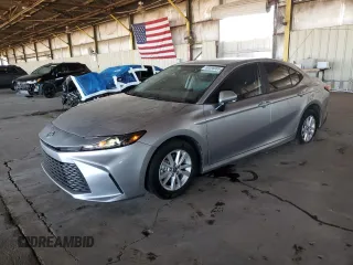 2025 Toyota Camry LE with VIN 4T1DAACKXSU503852, listed as a Copart auction lot 50098065 with 12,003 mi miles and Salvage Title. Bid and sale history available at DreamBid. Image 1.