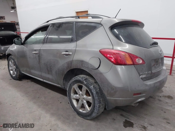 2009 Nissan Murano SL with VIN JN8AZ18W99W101481, listed as a IAAI auction lot 41633906 with 240,102 mi miles. Bid and sale history available at carsss.com. Image 3.