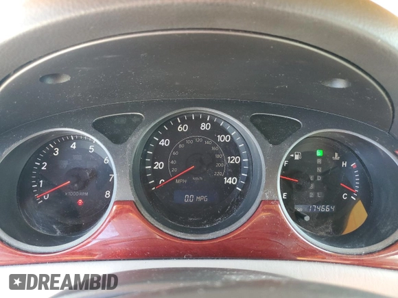2004 Lexus ES 350 with VIN JTHBA30G340005394, listed as a Copart auction lot 53360095 with 174,664 mi miles and Salvage Title. Bid and sale history available at DreamBid. Image 9.