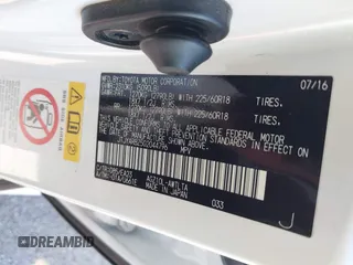2016 Lexus NX 200t with VIN JTJYARBZ5G2044796, listed as a IAAI auction lot 41847783 with 53,333 mi miles and . Bid and sale history available at DreamBid. Image 9.