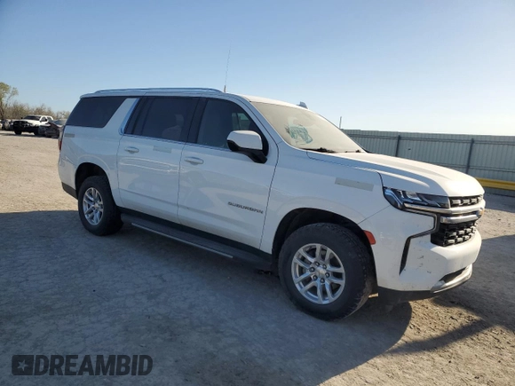 2021 Chevrolet Suburban LS z VIN 1GNSKBKD9MR259044, wystawiony jako Copart lot #51497115 z przebiegiem 369 395 mil mil oraz Czysty tytuł • Clean title. Historia ofert i sprzedaży dostępna na DreamBid. Obrazek 4.