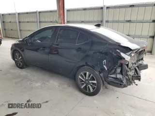 2022 Nissan Versa SV z VIN 3N1CN8EVXNL827454, wystawiony jako Copart lot #59693745 z przebiegiem 50 467 mil mil oraz Nie do naprawy • Non repairable. Historia ofert i sprzedaży dostępna na DreamBid. Obrazek 2.