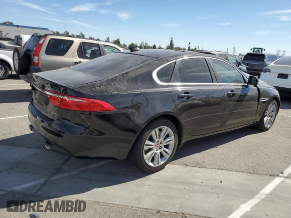 2017 Jaguar XF 35t Premium with VIN SAJBD4BV6HCY28336, listed as a Copart auction lot 76630724 with 52,593 mi miles and Salvage Title. Bid and sale history available at carsss.com. Image 3.