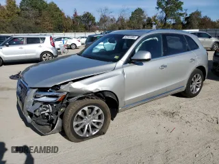 2016 Audi Q5 Premium with VIN WA1C2AFP4GA022504, listed as a Copart auction lot 82591004 with 66,083 mi miles and Salvage Title. Bid and sale history available at carsss.com. Image 1.