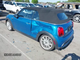 2024 MINI Convertible Cooper S with VIN WMW43DL00R3R86652, listed as a IAAI auction lot 41991333 with 7,417 mi miles and . Bid and sale history available at DreamBid. Image 3.