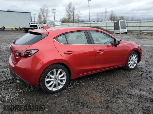 2014 Mazda 3 S Grand Touring z VIN JM1BM1M39E1203476, wystawiony jako Copart lot #50562325 z przebiegiem 76 462 mil mil oraz Szkoda całkowita • Salvage title. Historia ofert i sprzedaży dostępna na DreamBid. Obrazek 3.