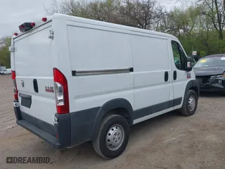 2016 Ram ProMaster Cargo Van with VIN 3C6TRVNG4GE100150, listed as a IAAI auction lot 42044338 with 105,808 mi miles. Bid and sale history available at carsss.com. Image 4.