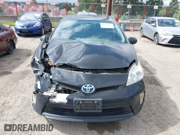 2013 Toyota Prius One with VIN JTDKN3DU9D1721670, listed as a IAAI auction lot 41945657 with 188,450 mi miles. Bid and sale history available at carsss.com. Image 12.