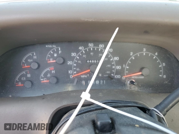 1999 Ford F-350 with VIN 1FDSX34SXXEC92136, listed as a Copart auction lot 81284284 with 448,513 mi miles and Non repairable. Bid and sale history available at DreamBid. Image 9.