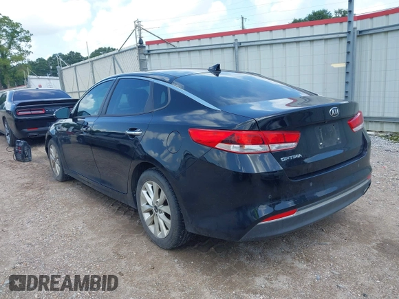 2018 Kia Optima LX with VIN 5XXGT4L36JG257392, listed as a IAAI auction lot 42552144 with 79,795 mi miles and . Bid and sale history available at DreamBid. Image 3.