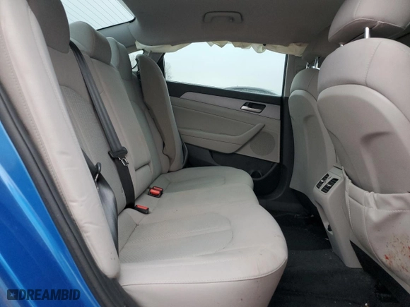 2019 Hyundai Sonata Sport with VIN 5NPE34AF9KH750588, listed as a Copart auction lot 44385125 with 0 mi miles and Salvage Title. Bid and sale history available at carsss.com. Image 10.