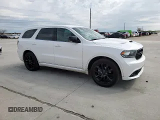 2018 Dodge Durango GT z VIN 1C4RDHDGXJC145404, wystawiony jako Copart lot #50664955 z przebiegiem 128 284 mil mil oraz Czysty tytuł • Clean title. Historia ofert i sprzedaży dostępna na DreamBid. Obrazek 4.